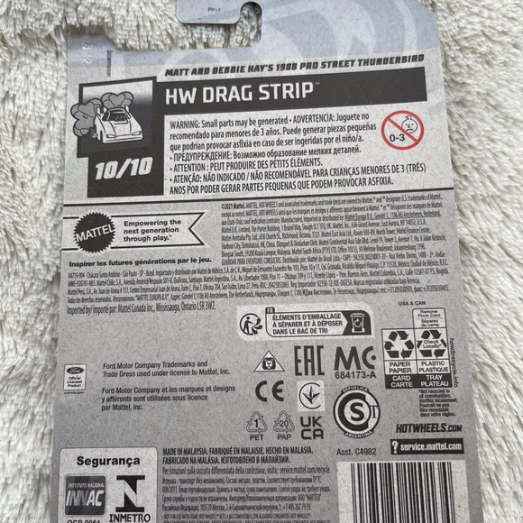 Hot Wheels Matt and Debbie Hay’s 1988 Pro Street Thunderbird Pink Unopened Box - Picture 6 of 6